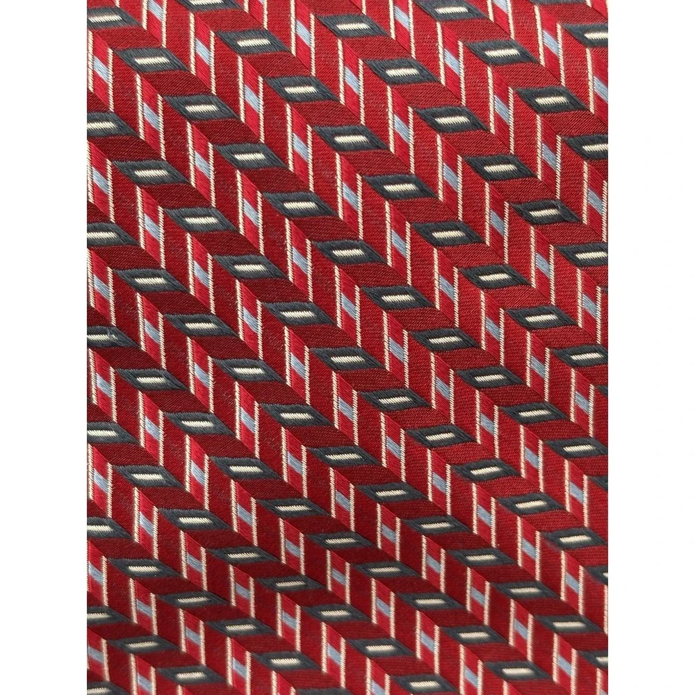 Lot of 7 Men's Tie's Stafford Silk Various Colors Designs USA Free Shipping